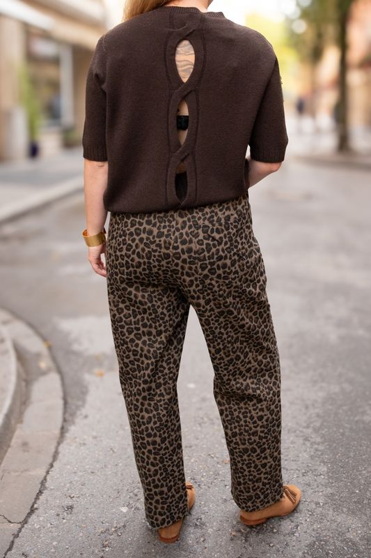 Pantalon léopard