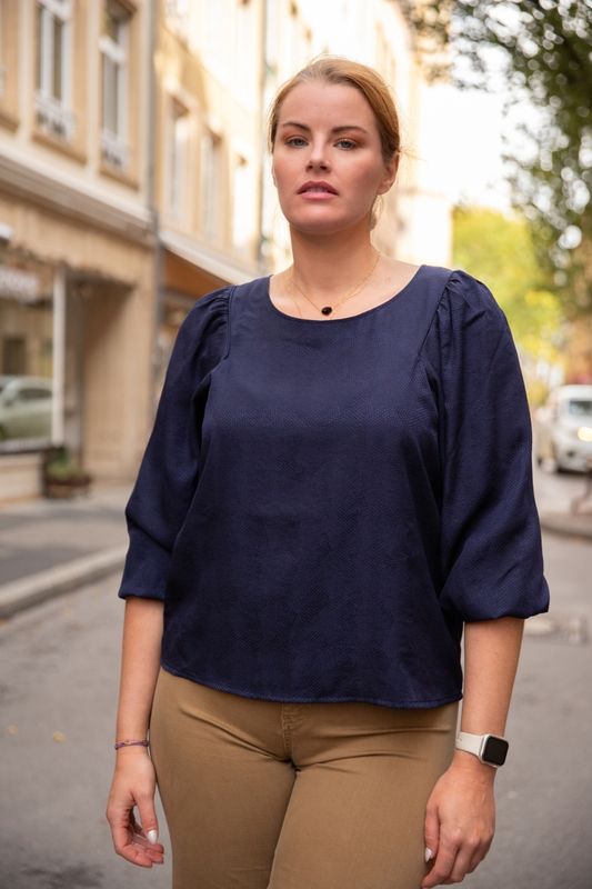 Blouse fluide manches longues