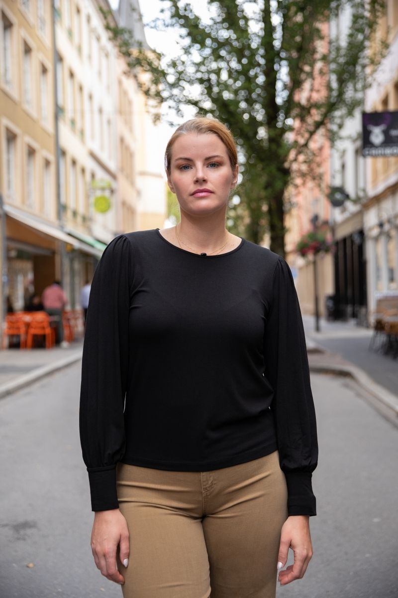 T-shirt ample à manches longues