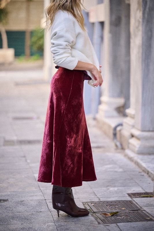 Jupe velours