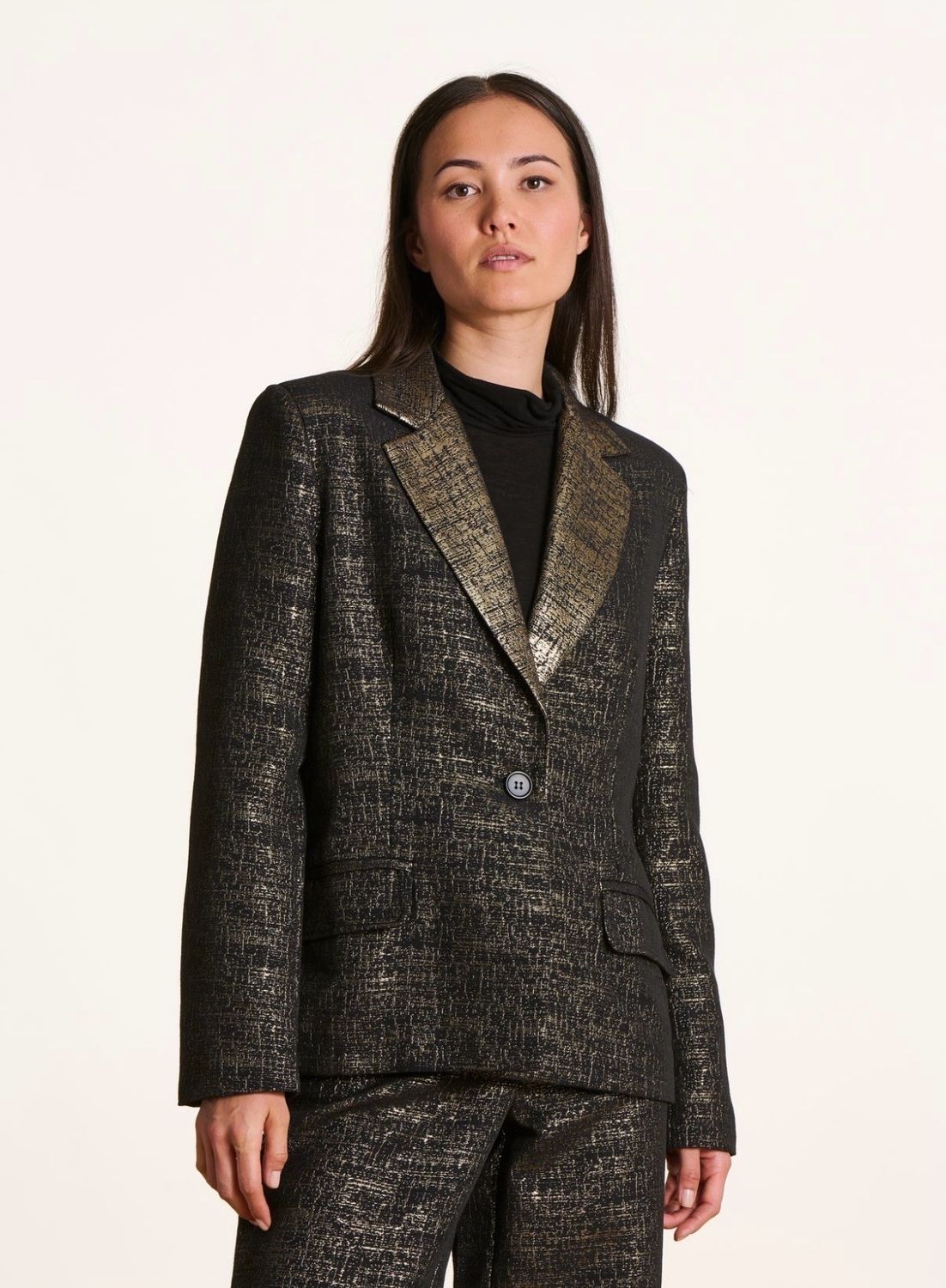 Veste droite mordorée