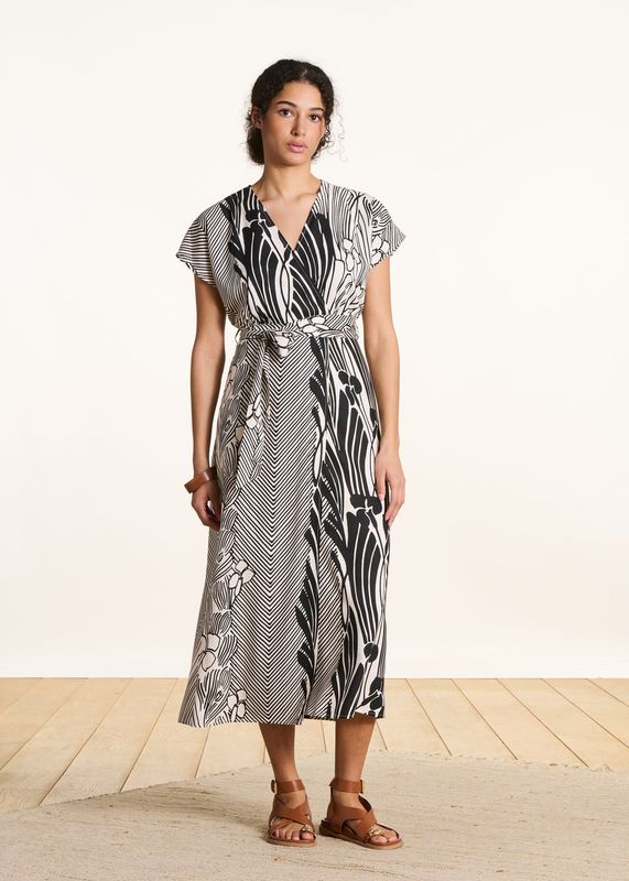 Robe longue cache coeur