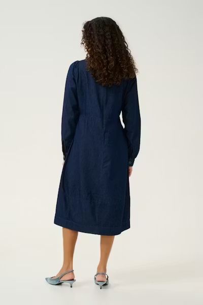 Robe longue denim