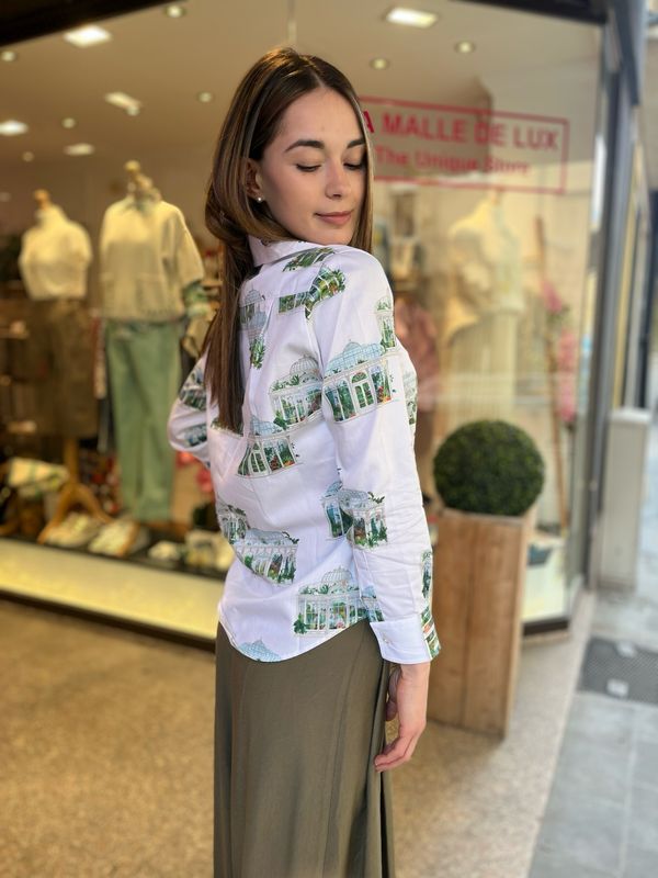 Chemise imprimée "serres"