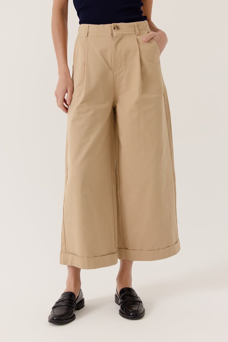 Pantalon coton 7/8