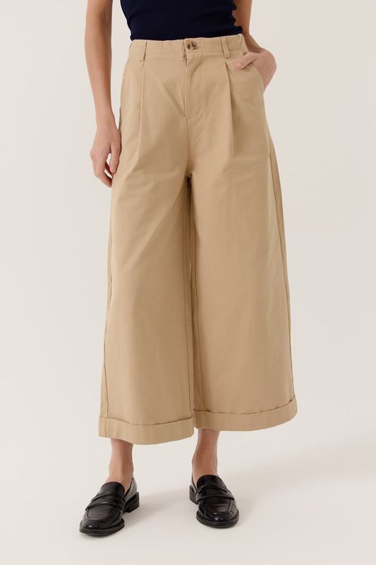 Pantalon coton 7/8