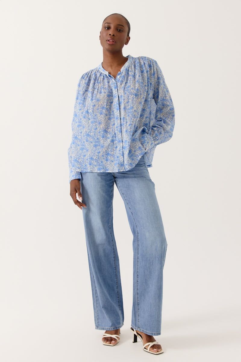 Blouse fleurie