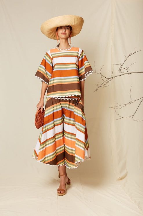 Ensemble rayé