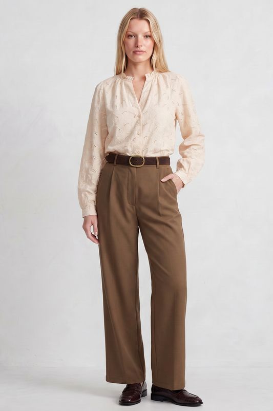 Chemise brodée