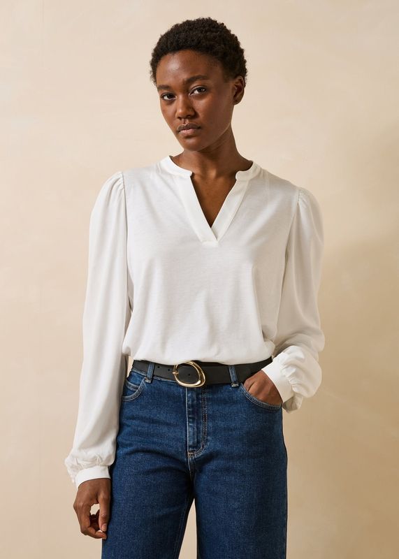 T-shirt en lyocell manches longues