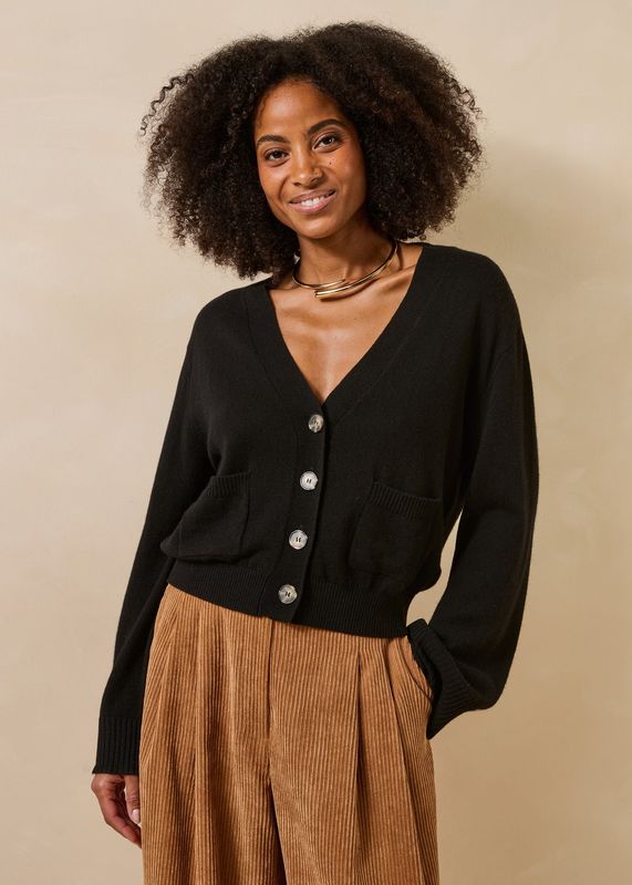 Cardigan laine et cachemire
