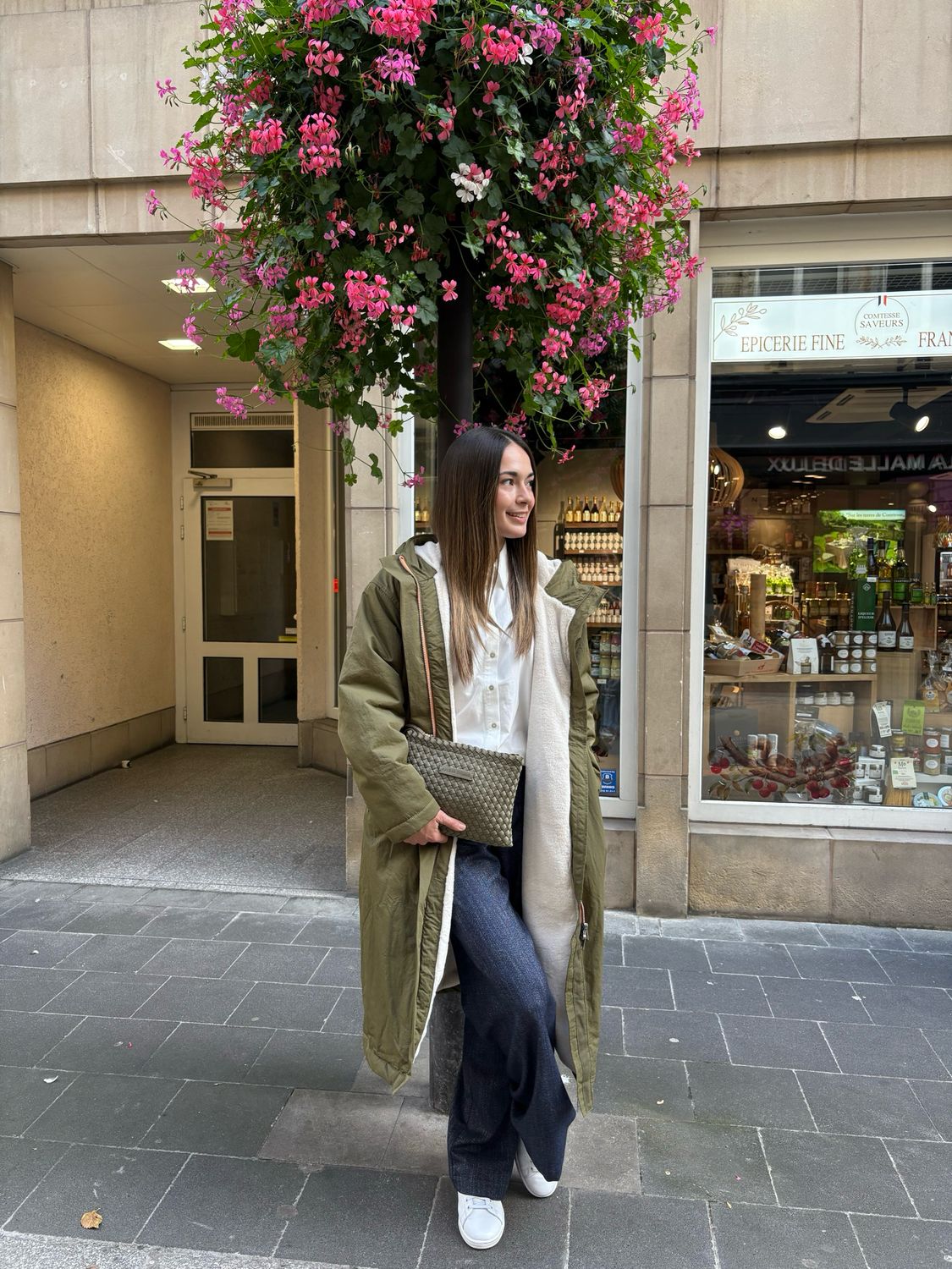 Parka longue fourrée