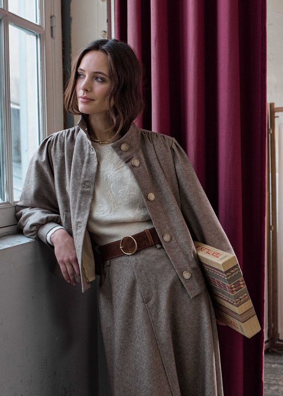 Veste courte laine