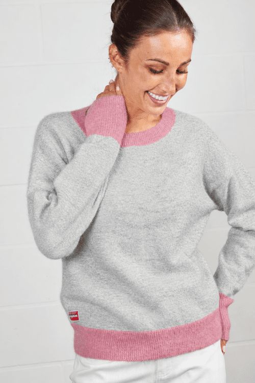 Pull bicolore
