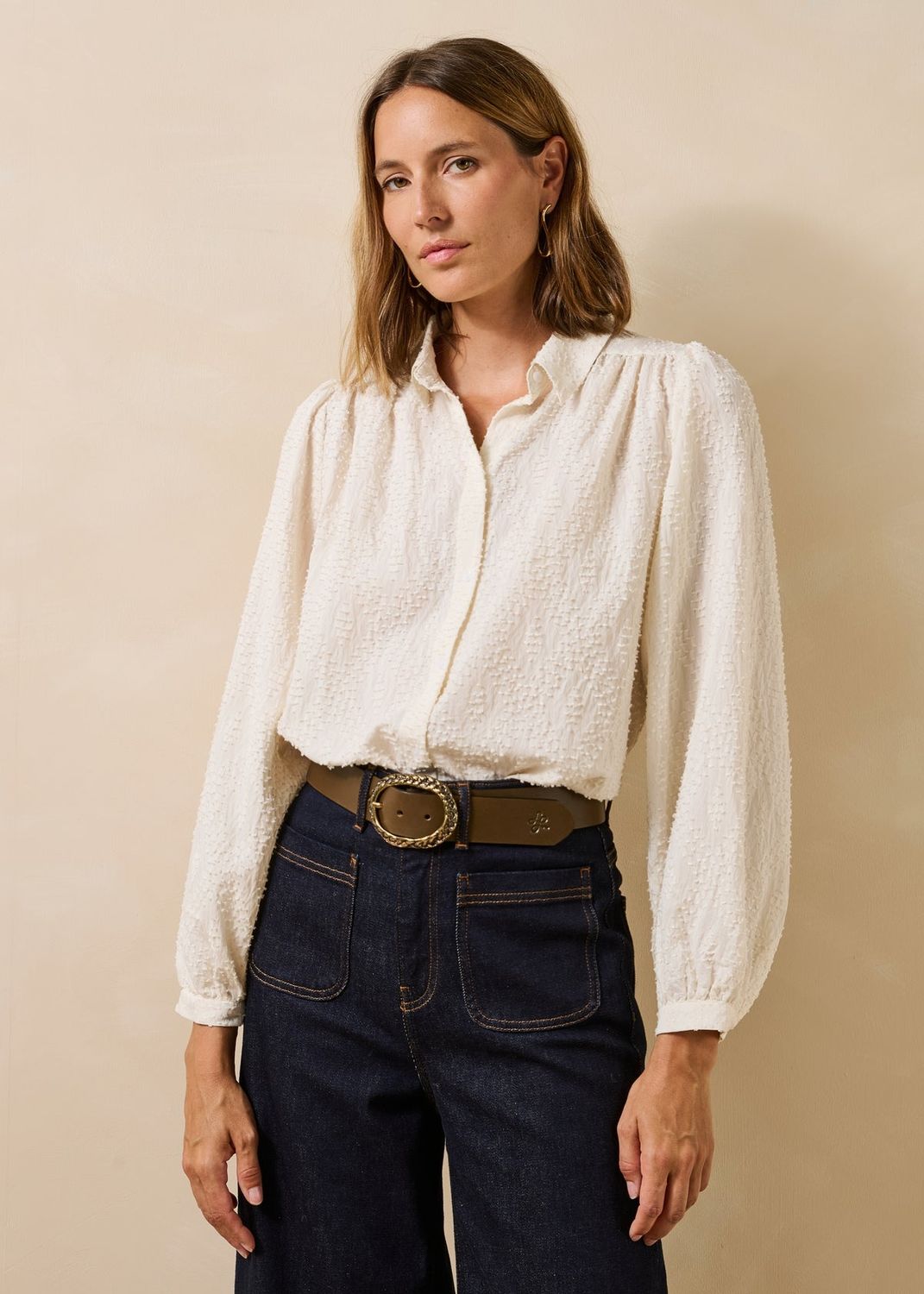 Chemisier en jacquard
