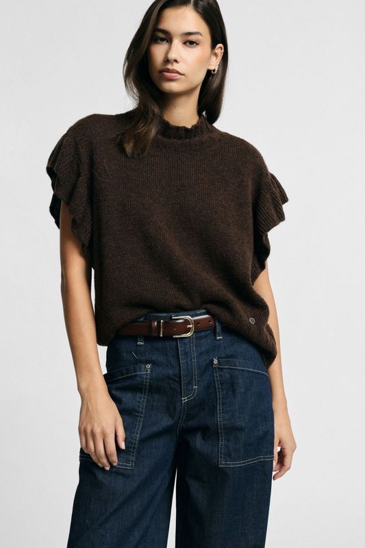 Pull manches volants