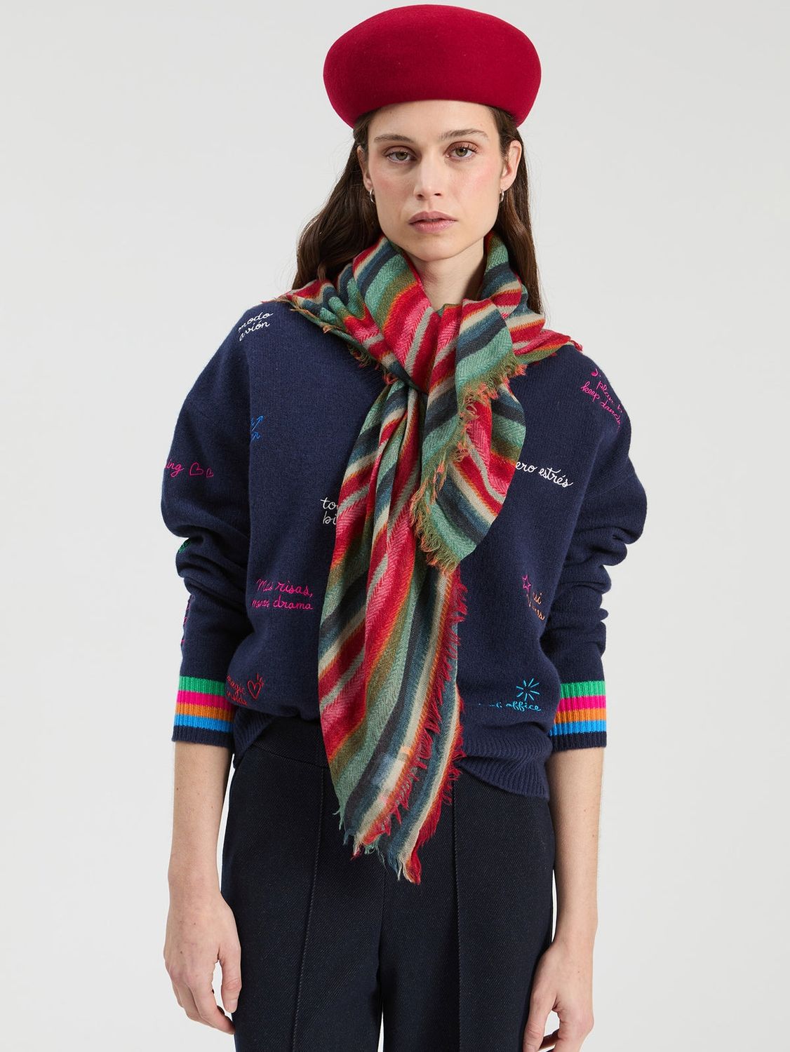 Foulard multicolore