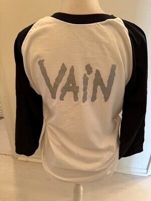 VAIN - Silver logo on white (T-Shirt)