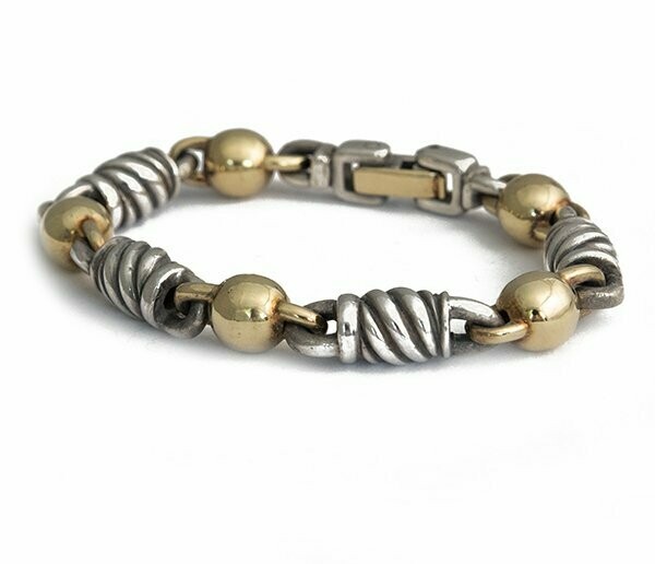 Walter Schluep Silver & Gold Bracelet