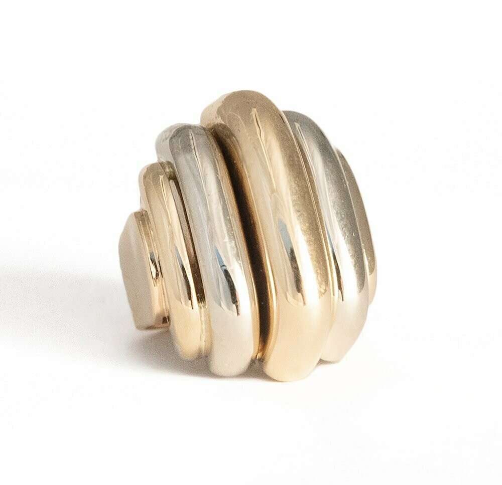 Hand Made Tri Colour Gold Ring