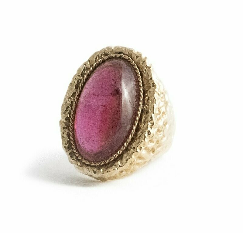 Impressive and Large Birks Handmade Tourmaline Ring. Impressive and Large Birks Handmade Tourmaline Ring.