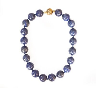Stunning Bold Lapis Lazuli necklace.