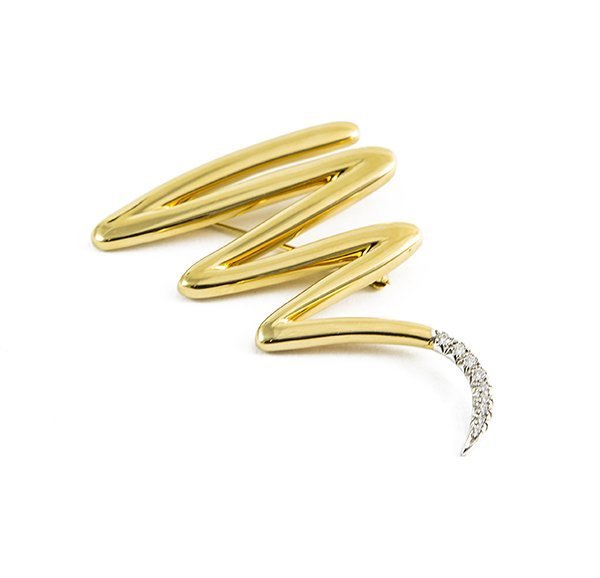 Large Paloma Picasso Scribble Brooch
