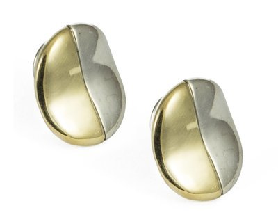 Michael Dawkins Gold and Silver Earrings