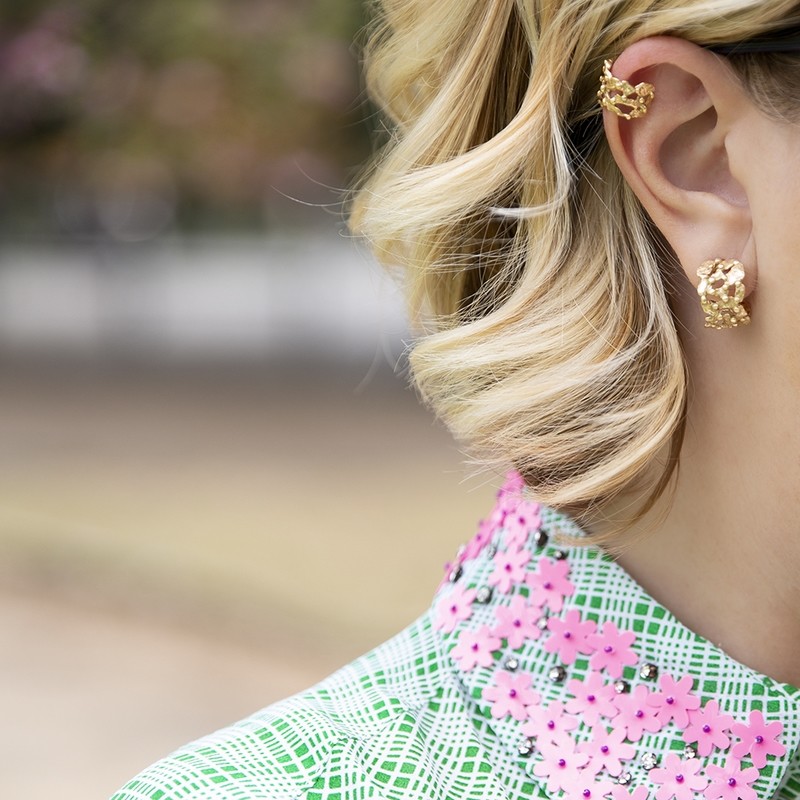Ear Cuff Pebbles - Giulia Barela Jewelry