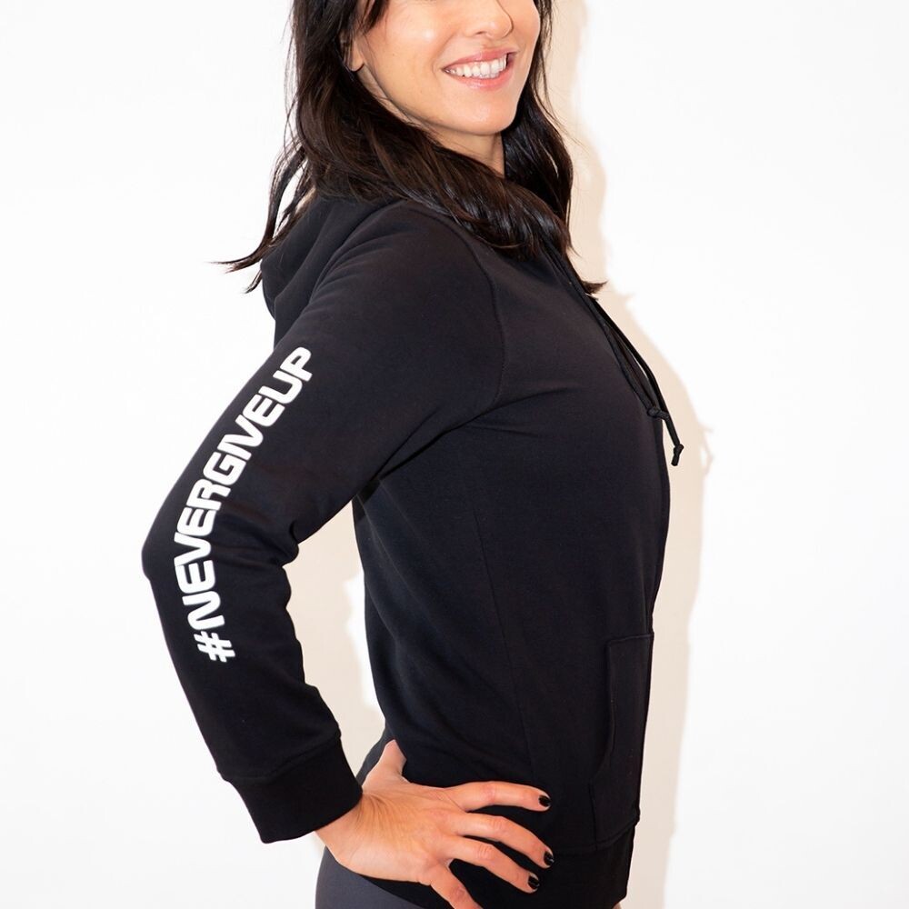Felpa Donna Black in cotone organico