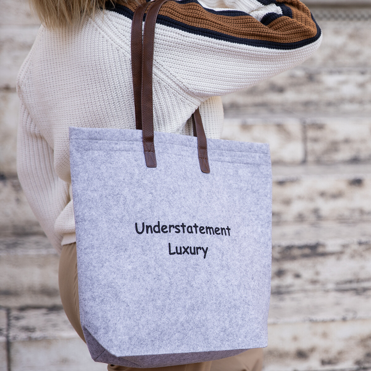 Borsa Shopper Personalizzata in feltro Borsa Shopper Personalizzata in feltro