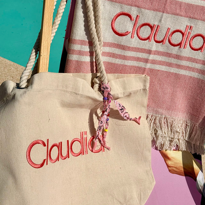 Set Telo Mare + Borsa Personalizzati