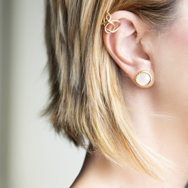 Ear Kuff Knot Light - Giulia Barela Jewelry