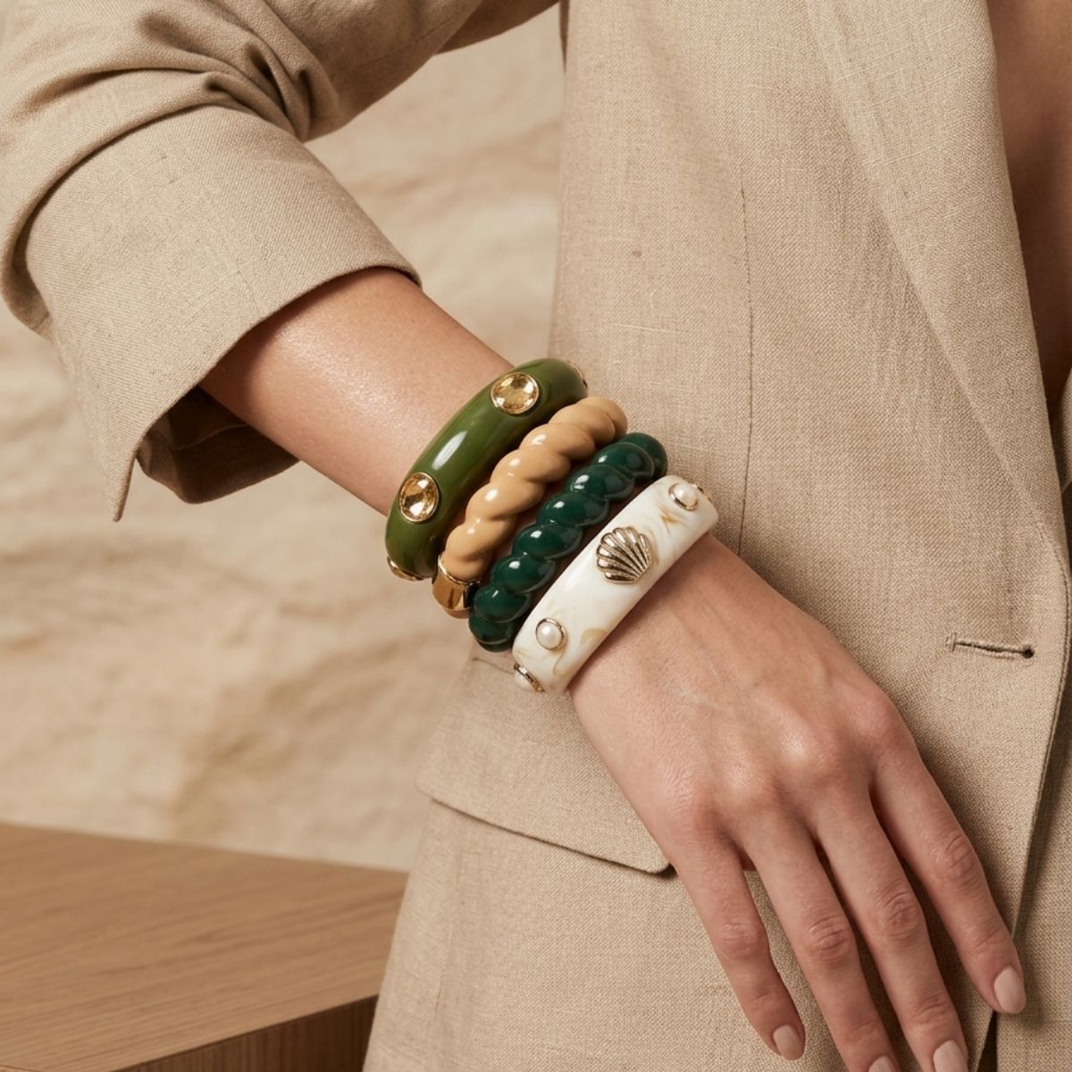 Set 4 Bracciali French Touch