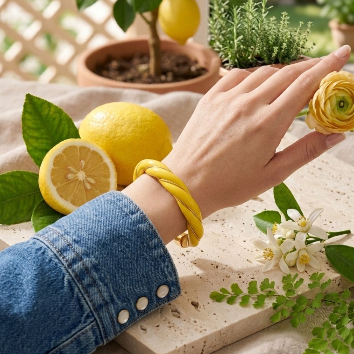 Bracciale Aurore Giallo Bracciale Aurore Giallo