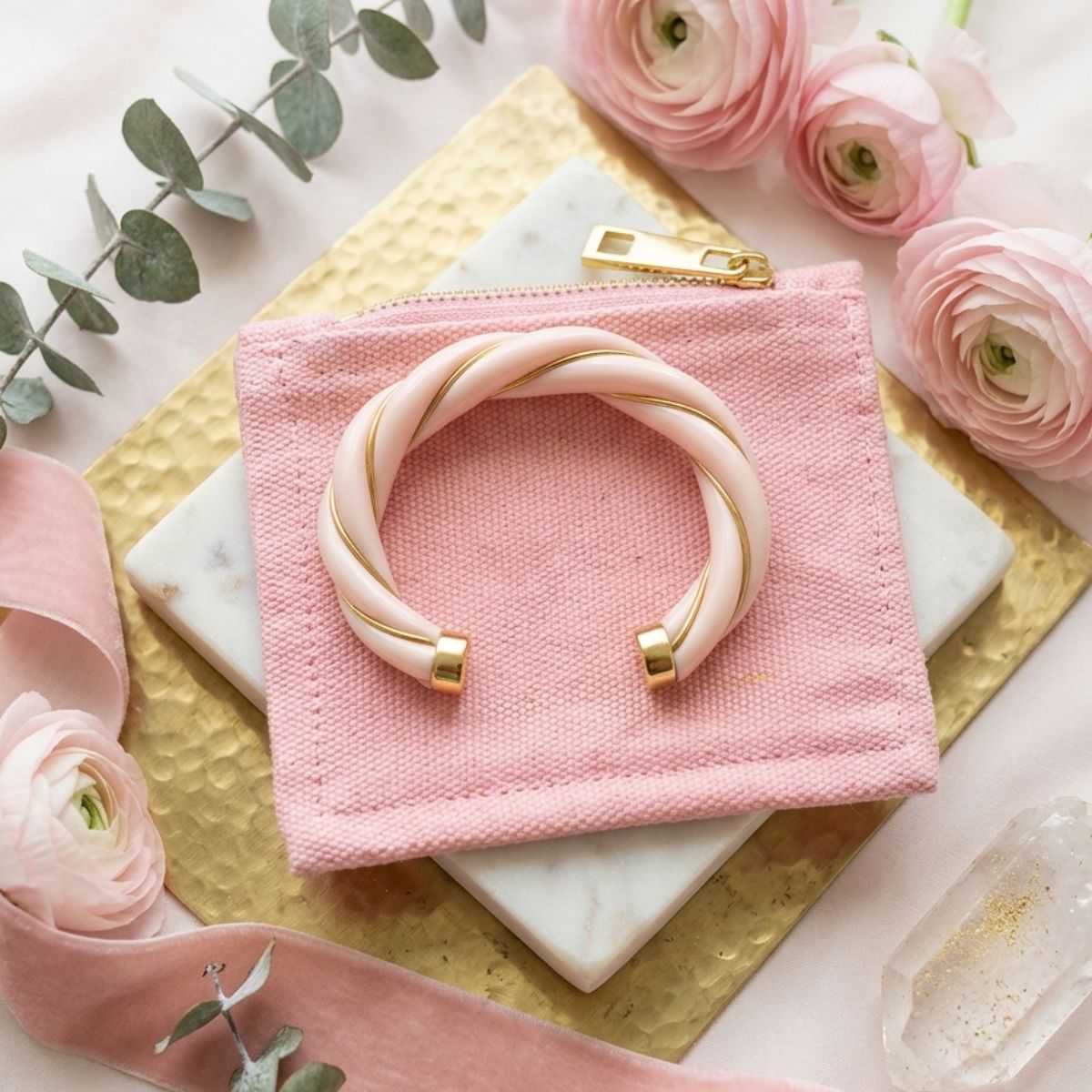 Set Bracciali Aurore + Deva Rosa