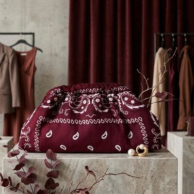 Clutch Bandana - Bordeaux