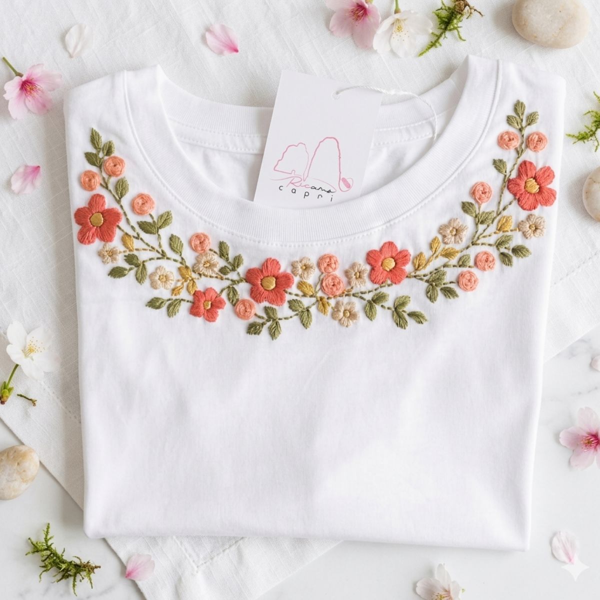 T-shirt Rose T-shirt Rose