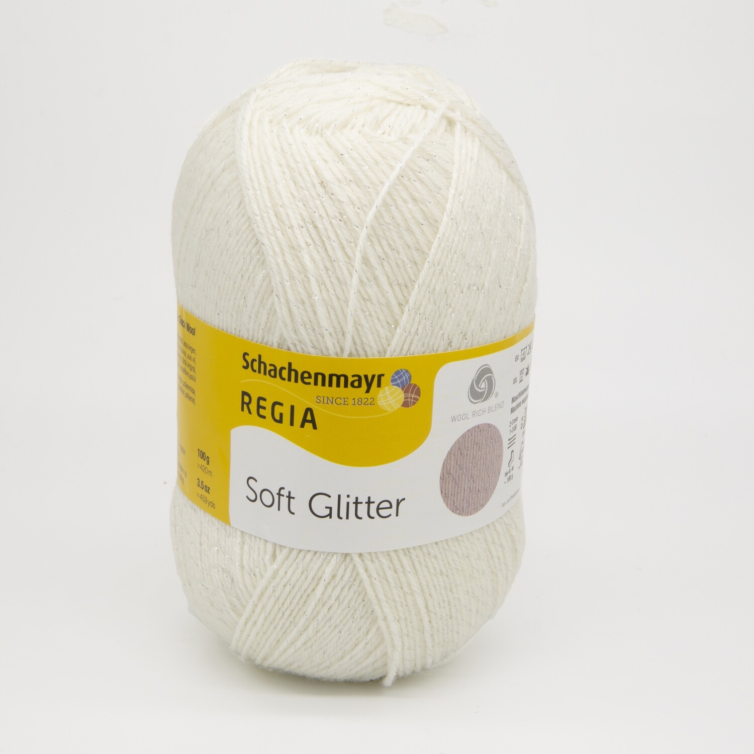 Soft Glitter белый 02
