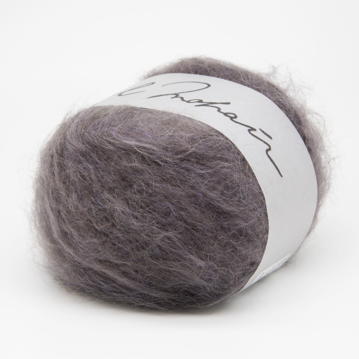 wool mohair серо-лиловый 5