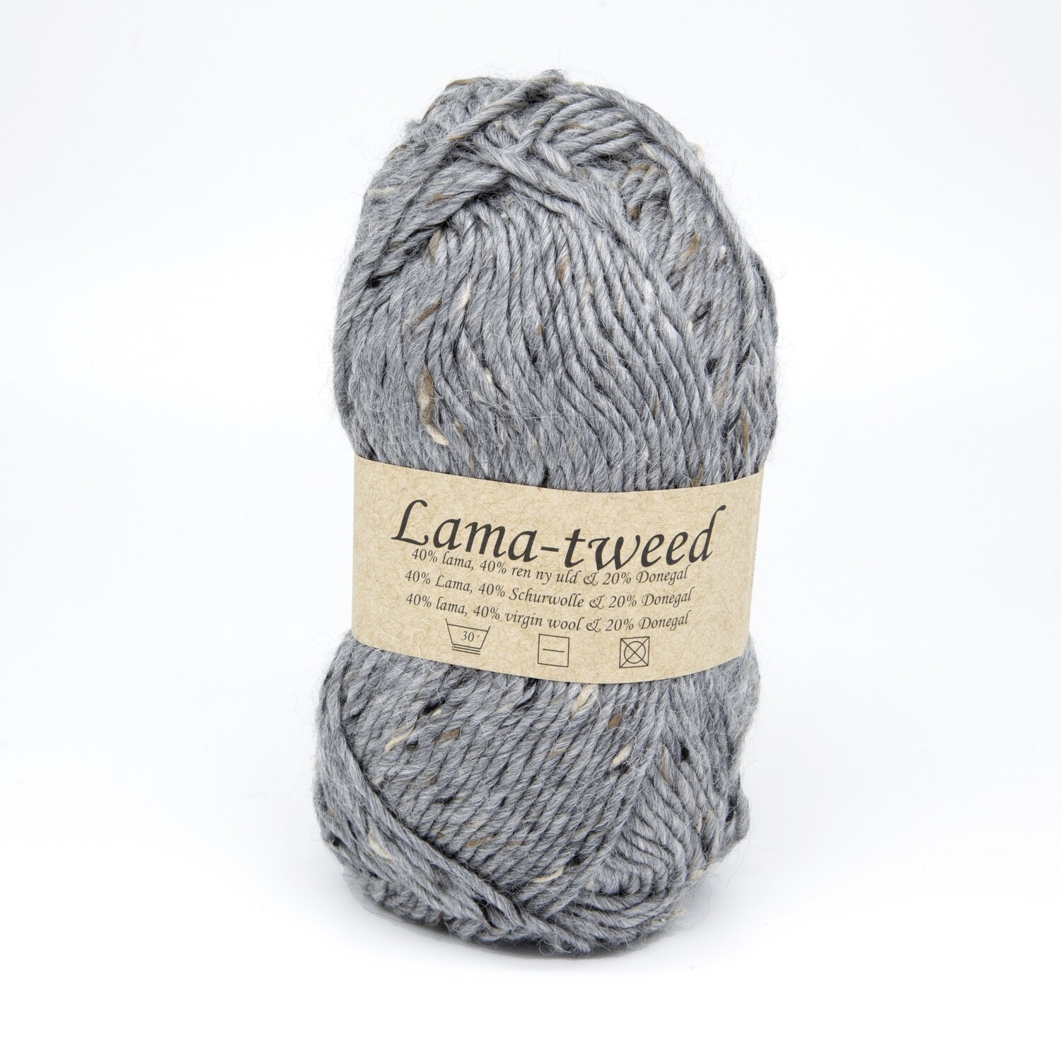 lama tweed серый 6442