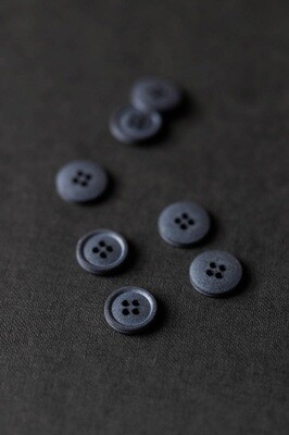 Хлопковые пуговицы 15mm – Silt Grey