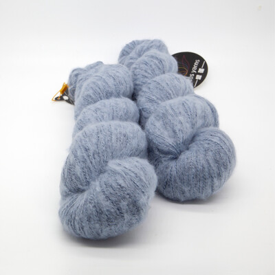 brushed cashmere yarn ниагарский синий 09