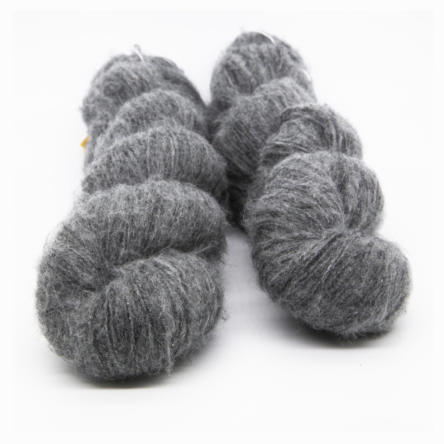 brushed cashmere yarn темно-серый 04