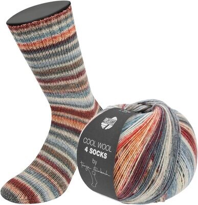 meilenweit cool wool 4 socks print, цвет 7758