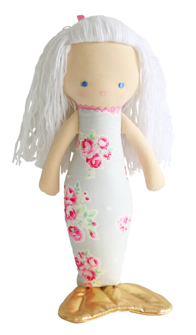 Alimrose Mermaid Doll - Grey