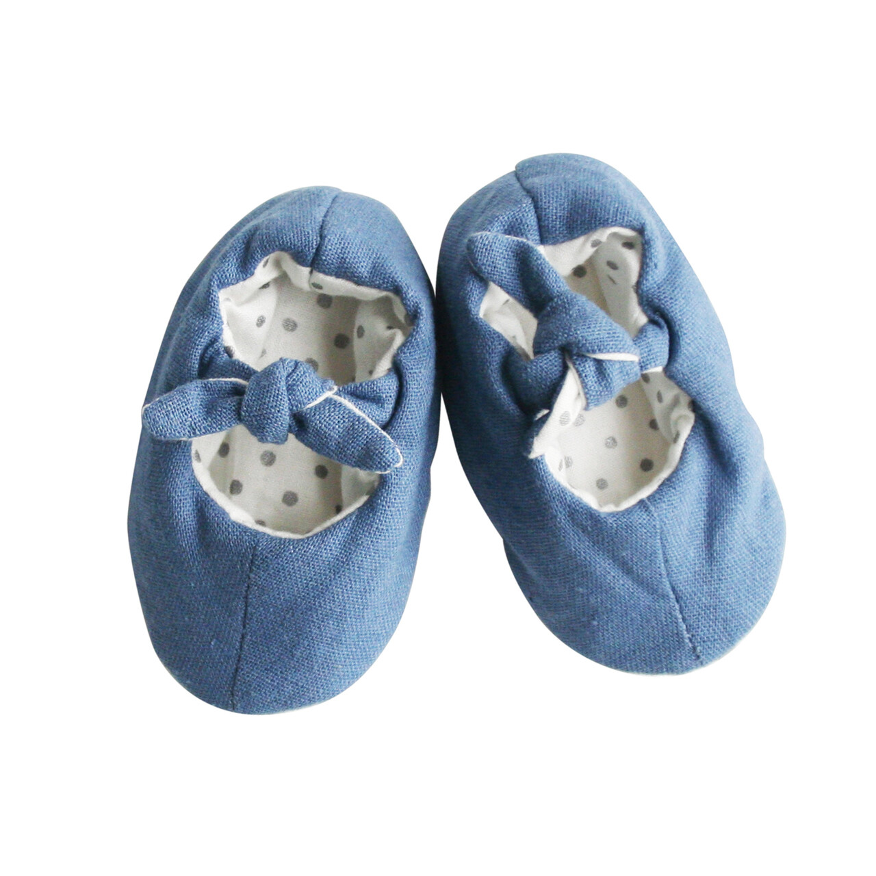 Alimrose Bobby Baby Slippers - Chambray