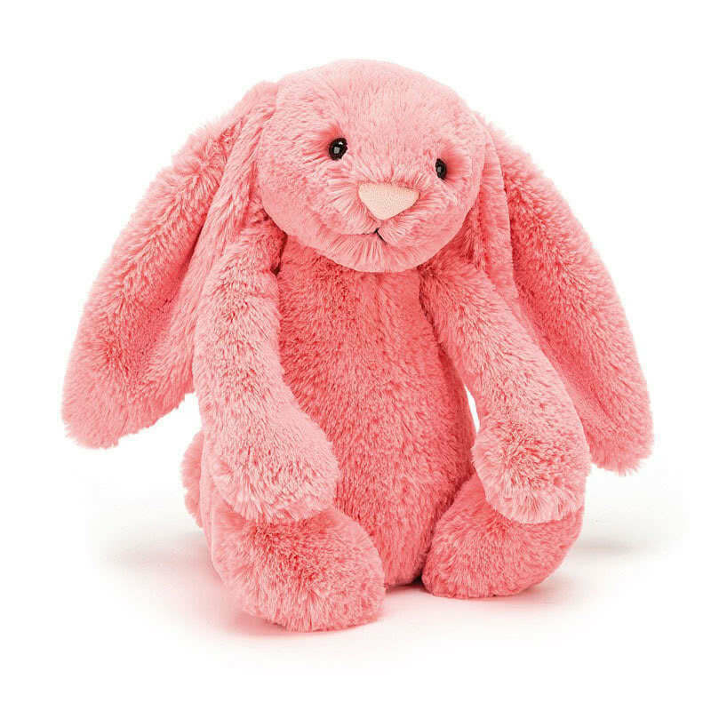 Jellycat Bashful Coral Bunny (Med)