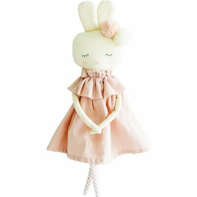 Alimrose Isabelle Bunny - Pink Linen 40cm