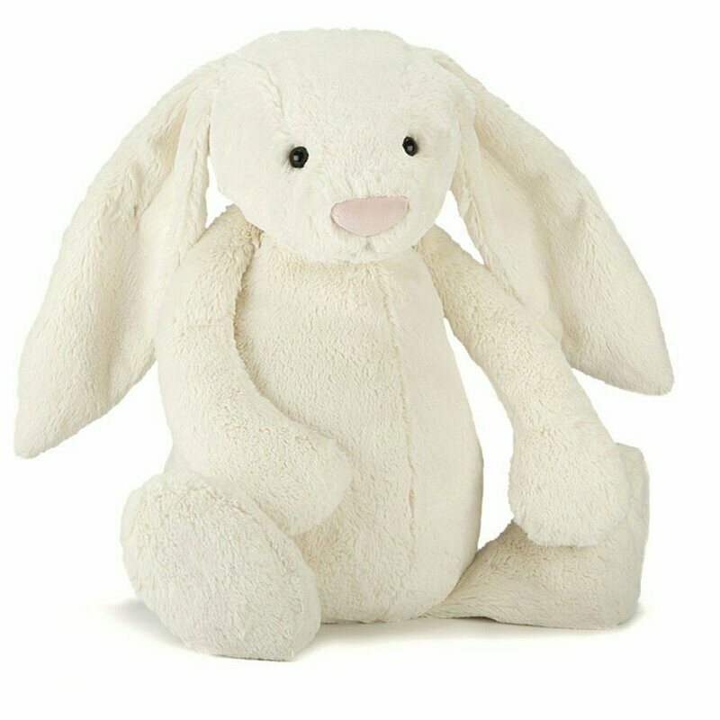 Jellycat Bashful Cream Bunny (Med)